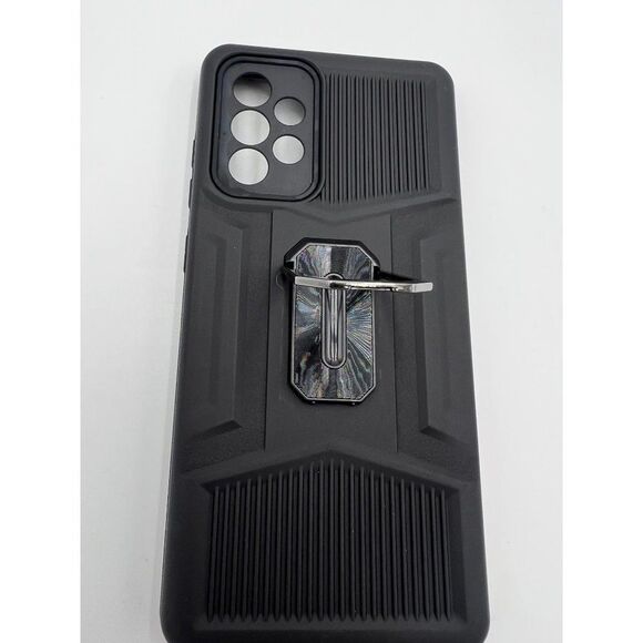 Brand New Samsung Galaxy‎ A72 Black Shockproof Phone Case With Kickstand - Picture 3 of 7